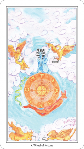 Wheel of Fortune tarot card